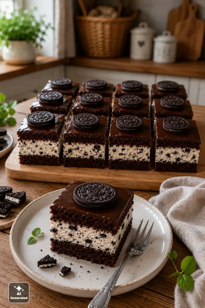 Ciasto Oreo – prosty przepis na kremowy deser z kakaowym biszkoptem