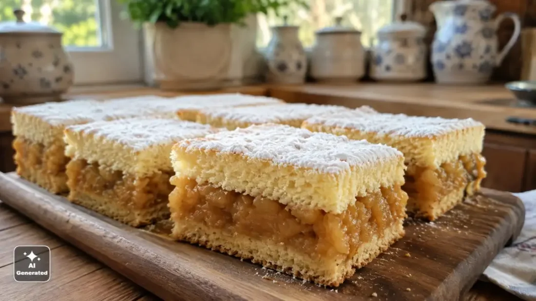 Szybkie ciasto z jabłkami – prosty przepis na jabłecznik na biszkopcie