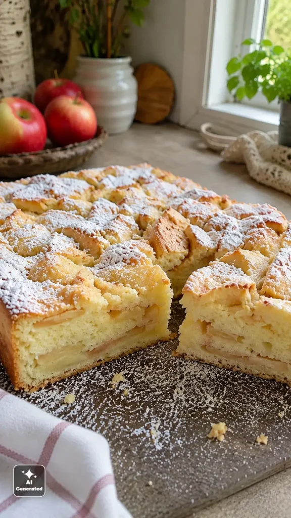 Jabłecznik Żydowski – prosty przepis na wilgotne ciasto z jabłkami