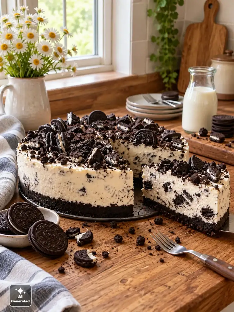 Sernik na zimno z Oreo – prosty przepis na kremowy deser bez pieczenia