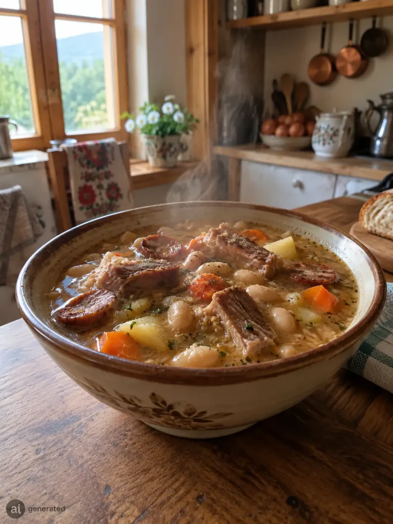 Zupa fasolowa na żeberkach – sycący, domowy przepis krok po kroku