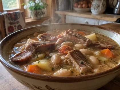Zupa fasolowa na żeberkach – sycący, domowy przepis krok po kroku